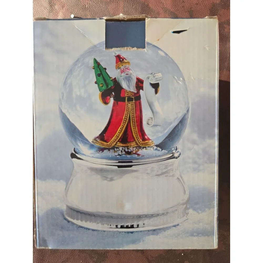 Snow Globe Santa “Have Yourself A Merry Little Christmas” Towne Silversmith Co.